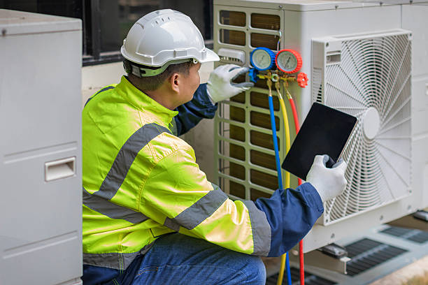 Professional Hvac Maintenance technician working in Godwin, NC